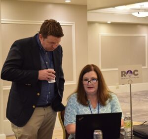 Kevin Riley and Elizabeth Baker